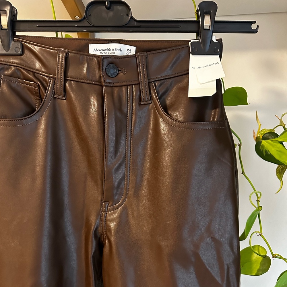 Abercrombie “leather” Pant
